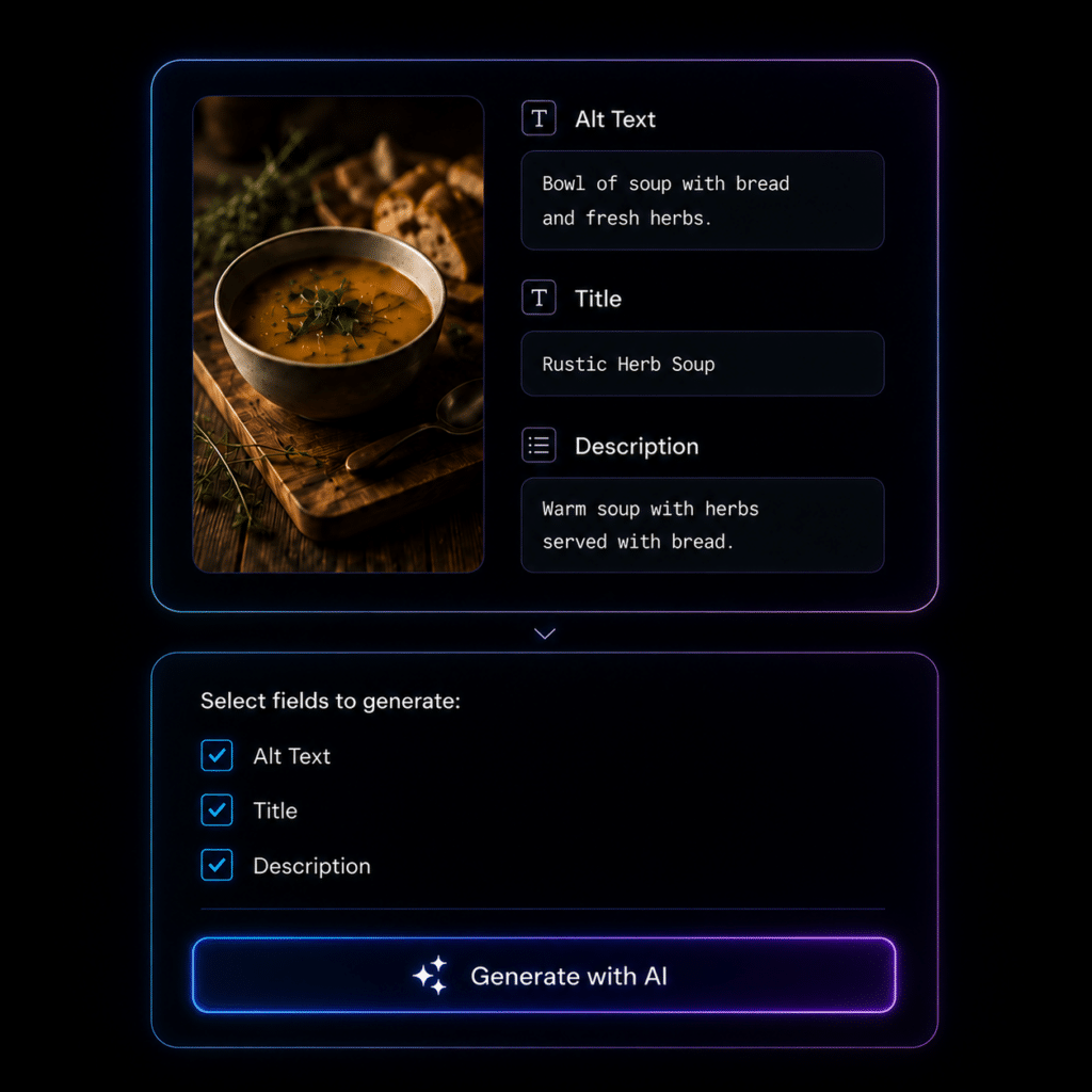 Image Metadata Optimization