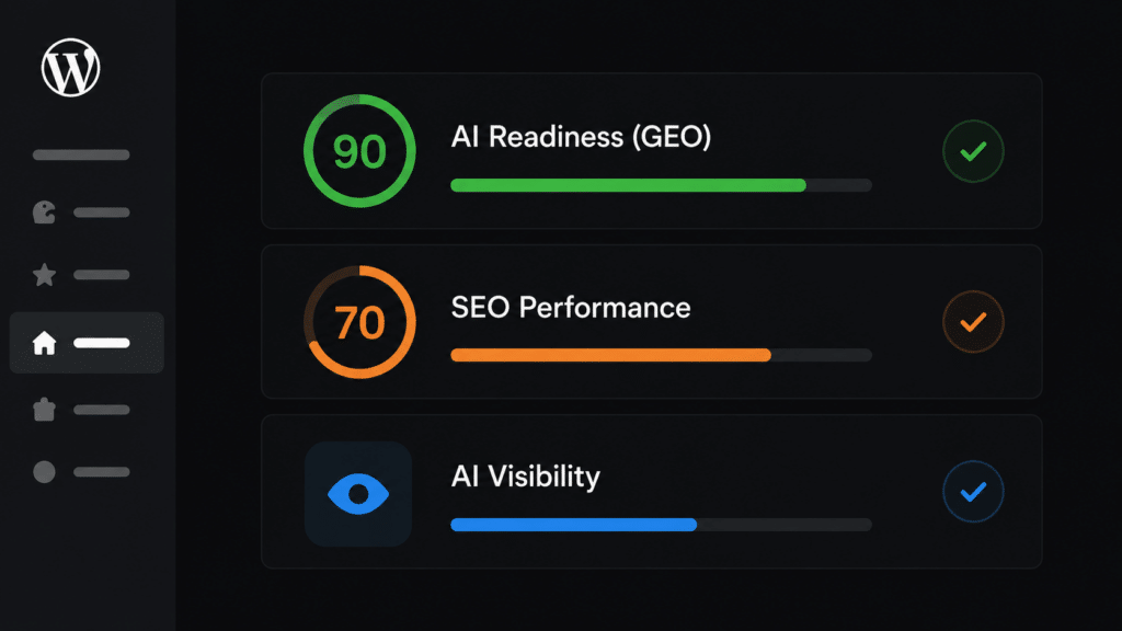Scan your site - Get clear SEO & GEO scores across your content.