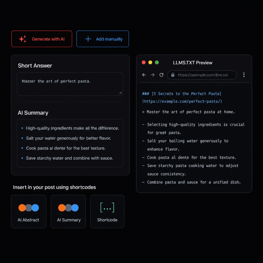 AI Summary & Short Answer